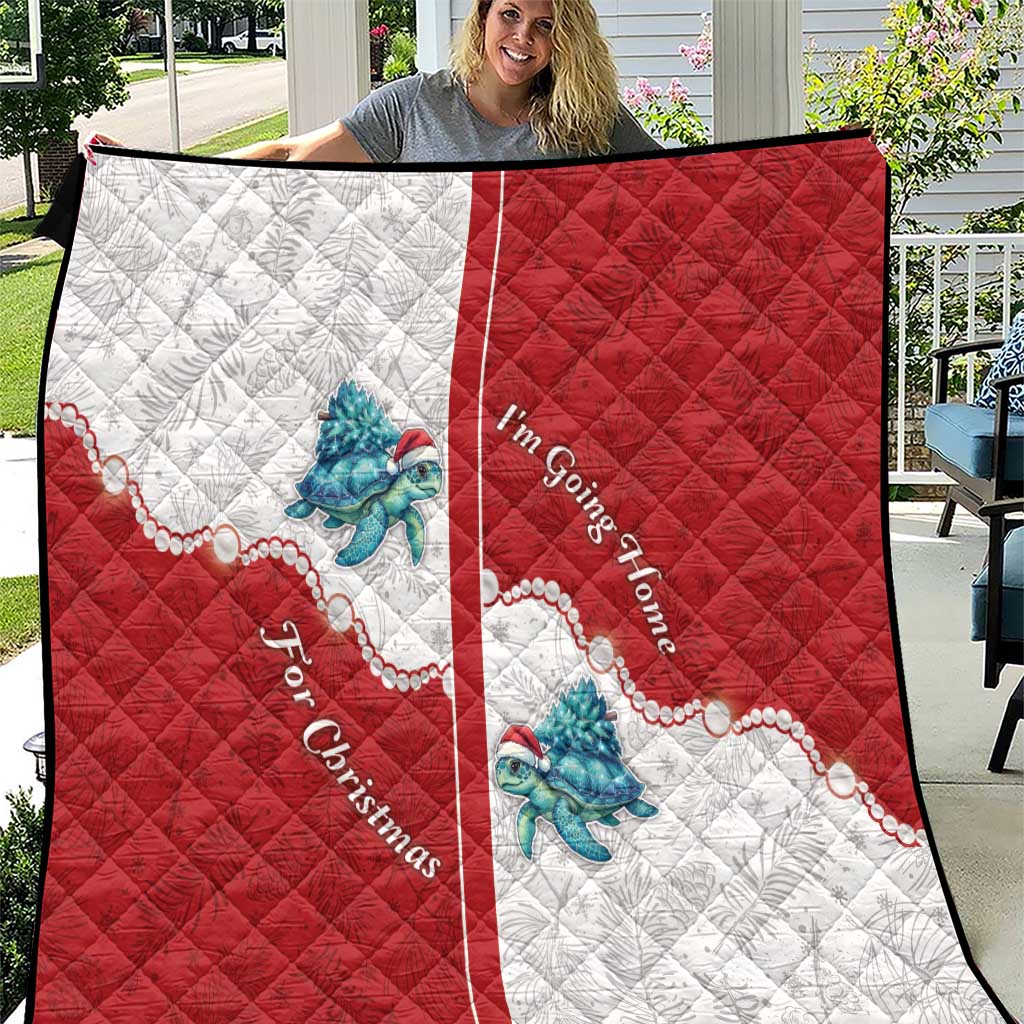 Western Yoke Quilt Turtle Going Home For Christmas - Wonder Print Shop