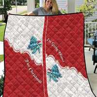 Western Yoke Quilt Turtle Going Home For Christmas - Wonder Print Shop