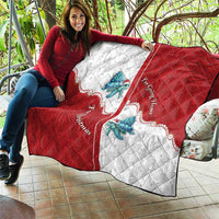 Western Yoke Quilt Turtle Going Home For Christmas - Wonder Print Shop
