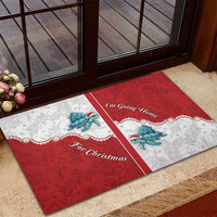 Western Yoke Rubber Doormat Turtle Going Home For Christmas - Wonder Print Shop