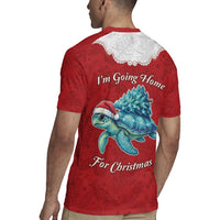 Western Yoke Rugby Jersey Turtle Going Home For Christmas - Wonder Print Shop