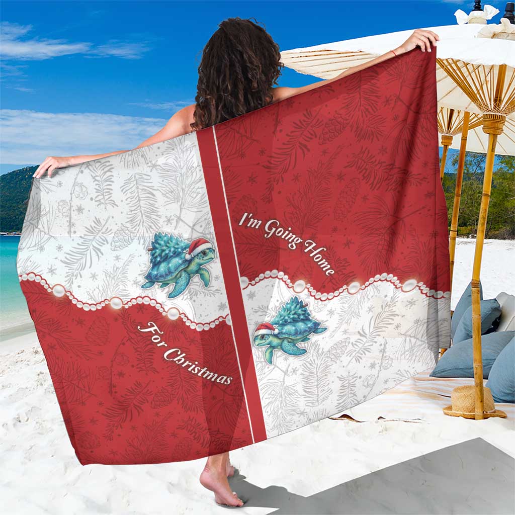 Western Yoke Sarong Turtle Going Home For Christmas - Wonder Print Shop