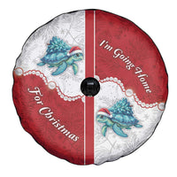 Western Yoke Spare Tire Cover Turtle Going Home For Christmas - Wonder Print Shop