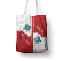 Western Yoke Tote Bag Turtle Going Home For Christmas - Wonder Print Shop