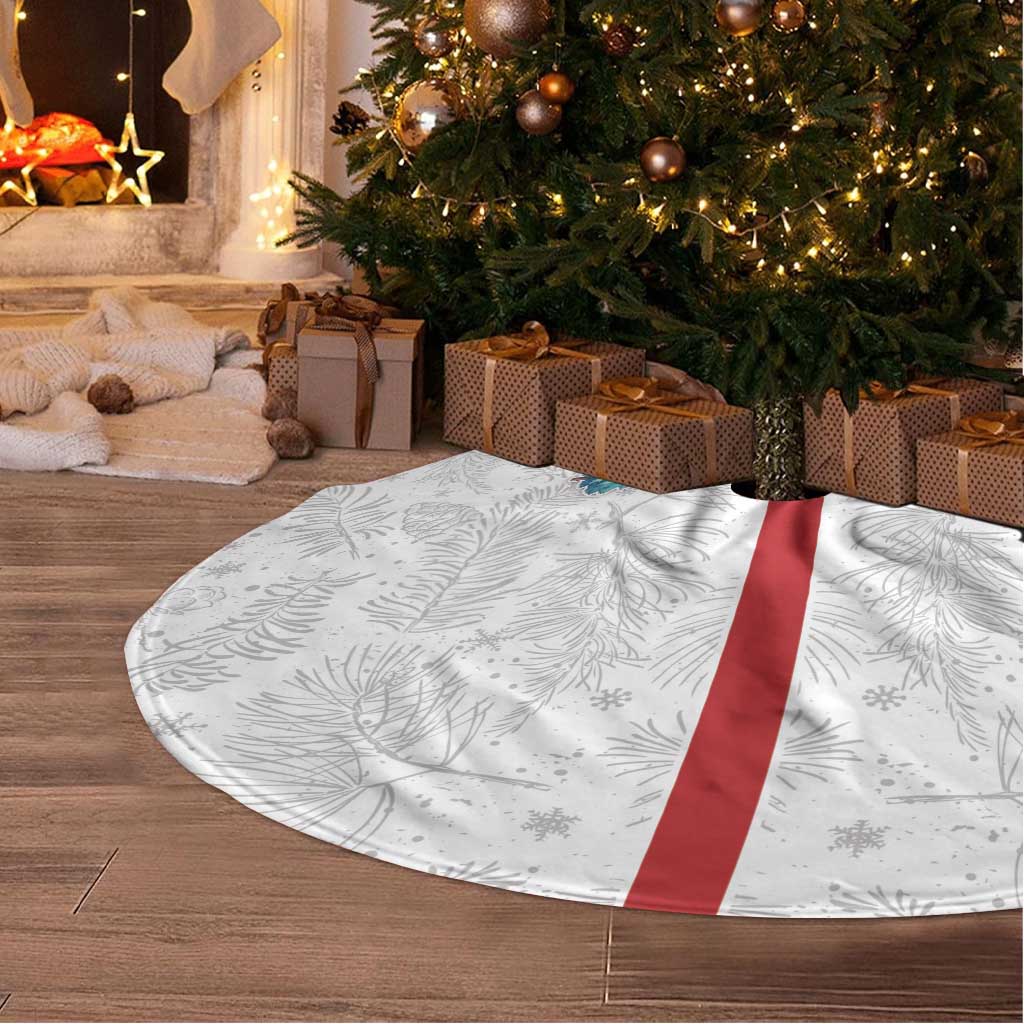 Western Yoke Tree Skirt Turtle Going Home For Christmas - Wonder Print Shop
