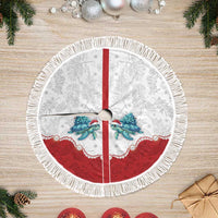 Western Yoke Tree Skirt Turtle Going Home For Christmas - Wonder Print Shop