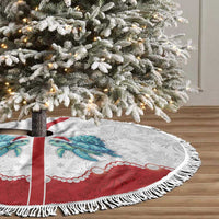 Western Yoke Tree Skirt Turtle Going Home For Christmas - Wonder Print Shop