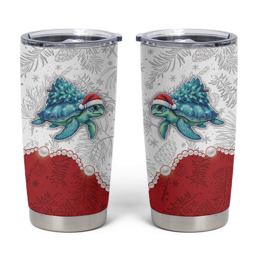 Western Yoke Tumbler Cup Turtle Going Home For Christmas - Wonder Print Shop