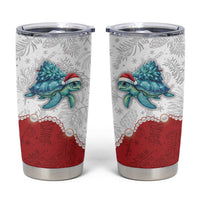 Western Yoke Tumbler Cup Turtle Going Home For Christmas - Wonder Print Shop