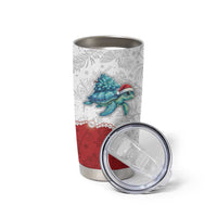 Western Yoke Tumbler Cup Turtle Going Home For Christmas - Wonder Print Shop