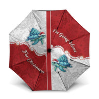 Western Yoke Umbrella Turtle Going Home For Christmas - Wonder Print Shop