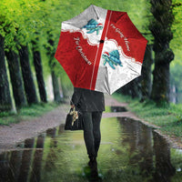 Western Yoke Umbrella Turtle Going Home For Christmas - Wonder Print Shop
