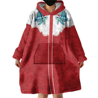 Western Yoke Wearable Blanket Hoodie Turtle Going Home For Christmas - Wonder Print Shop