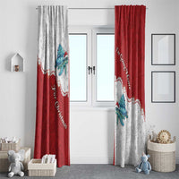 Western Yoke Window Curtain Turtle Going Home For Christmas - Wonder Print Shop