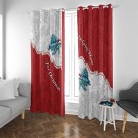 Western Yoke Window Curtain Turtle Going Home For Christmas - Wonder Print Shop