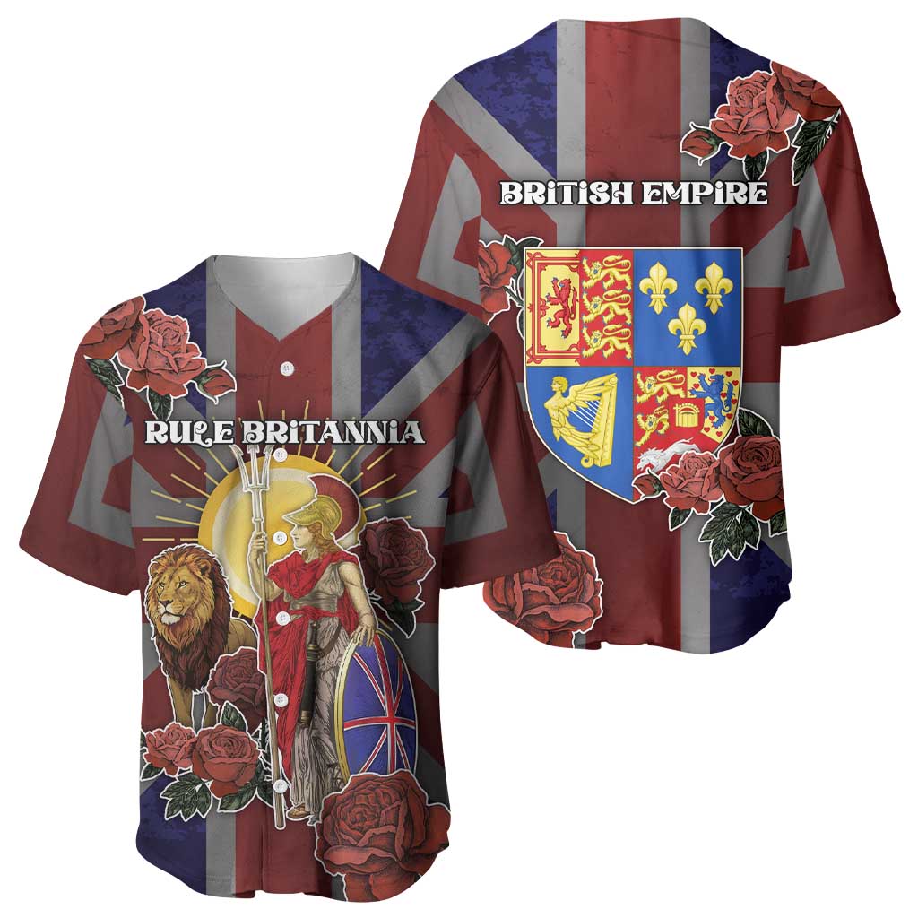 British Empire Baseball Jersey Rule Britannia - Wonder Print Shop