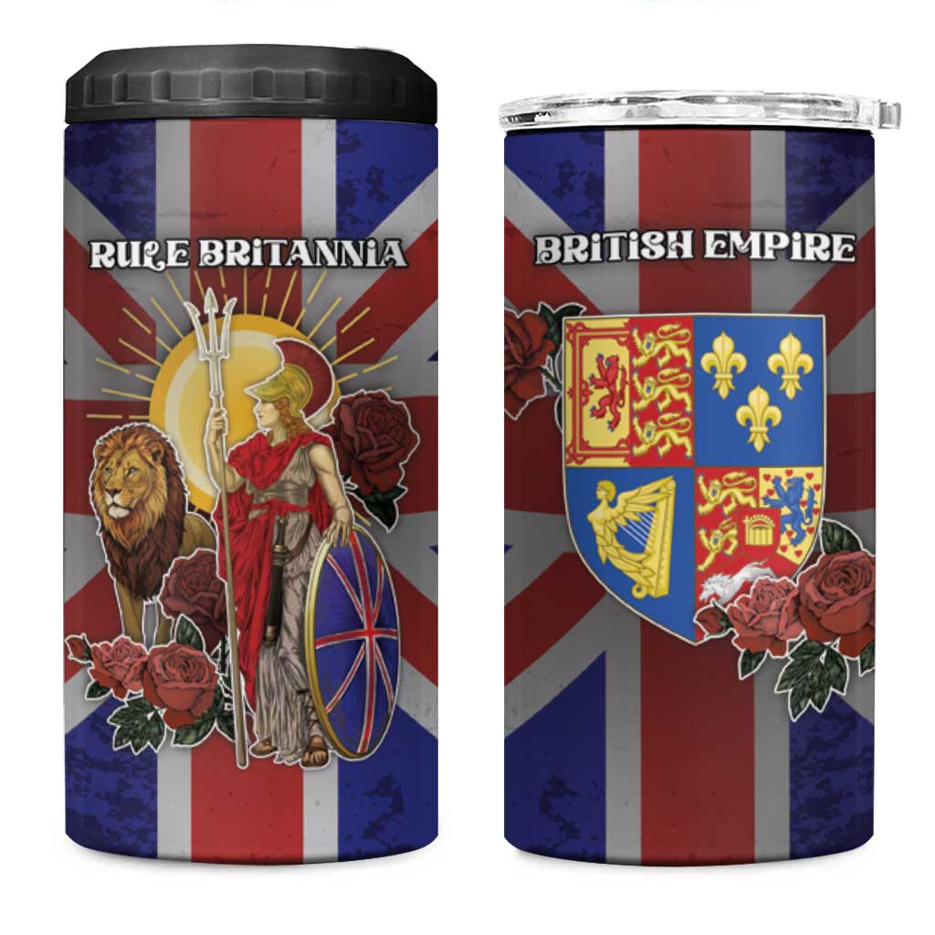 British Empire 4 in 1 Can Cooler Tumbler Rule Britannia - Wonder Print Shop