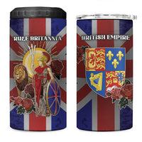 British Empire 4 in 1 Can Cooler Tumbler Rule Britannia - Wonder Print Shop