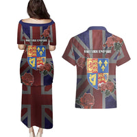 British Empire Couples Matching Puletasi and Hawaiian Shirt Rule Britannia - Wonder Print Shop