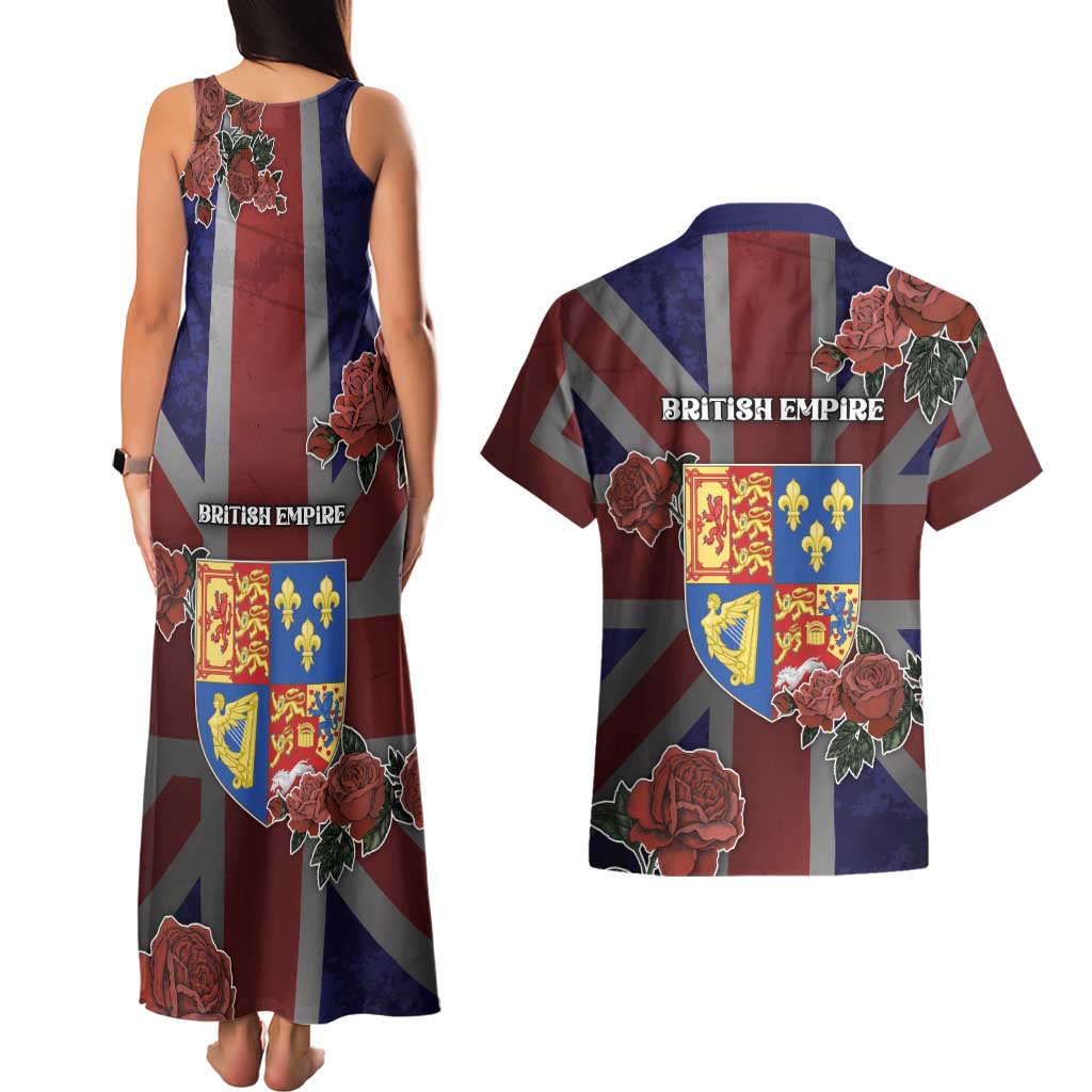 British Empire Couples Matching Tank Maxi Dress and Hawaiian Shirt Rule Britannia - Wonder Print Shop