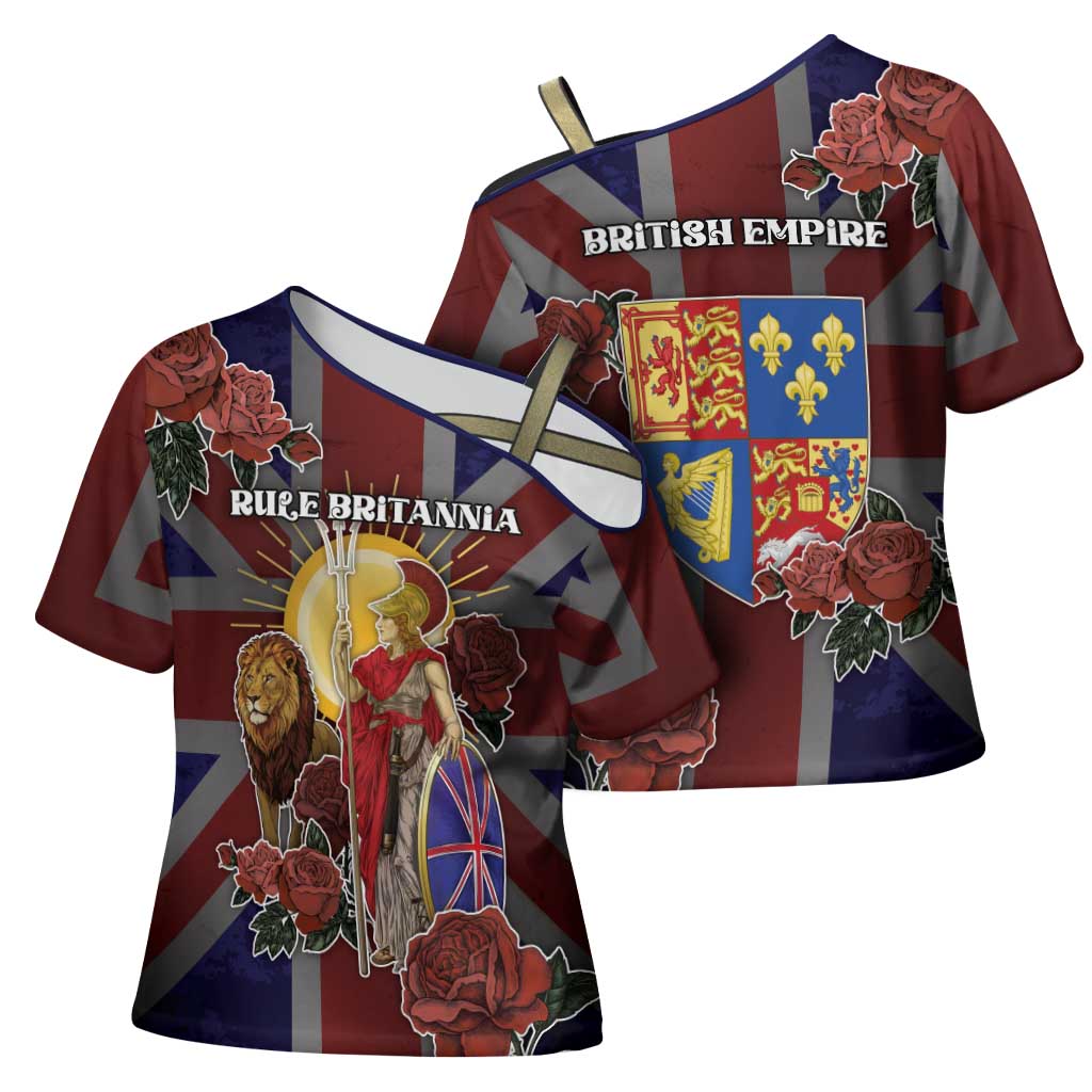British Empire Cross Shoulder Shirt Rule Britannia - Wonder Print Shop