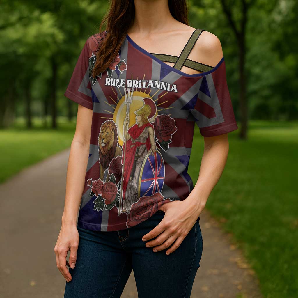 British Empire Cross Shoulder Shirt Rule Britannia - Wonder Print Shop