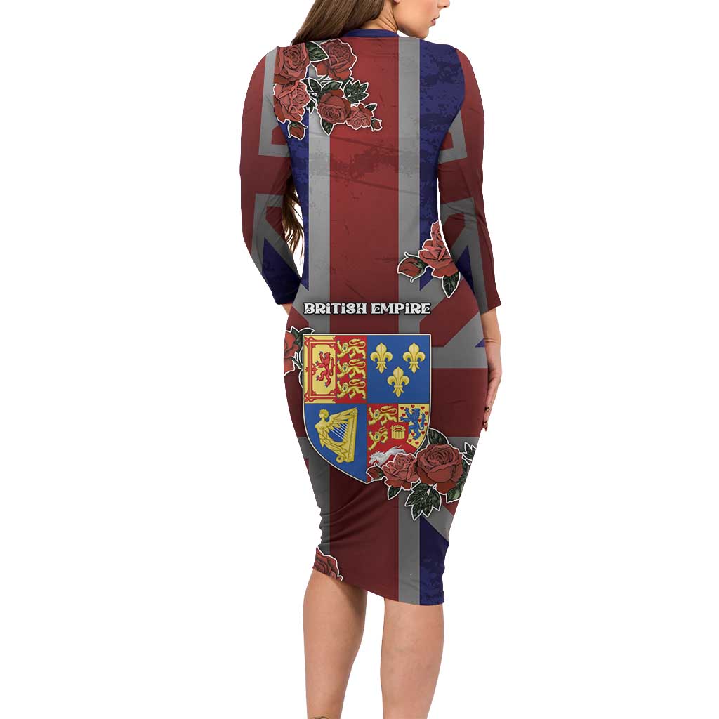 British Empire Family Matching Long Sleeve Bodycon Dress and Hawaiian Shirt Rule Britannia - Wonder Print Shop