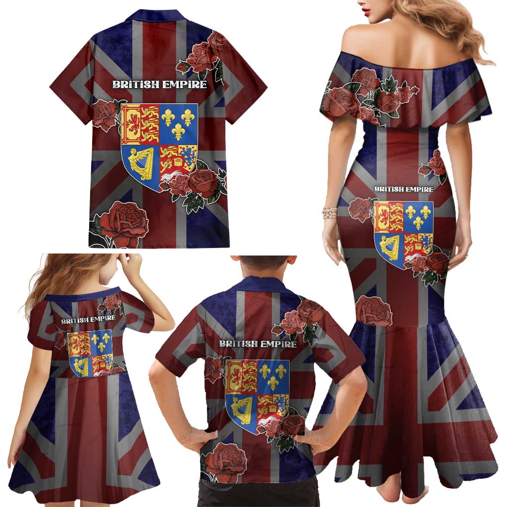 British Empire Family Matching Mermaid Dress and Hawaiian Shirt Rule Britannia - Wonder Print Shop