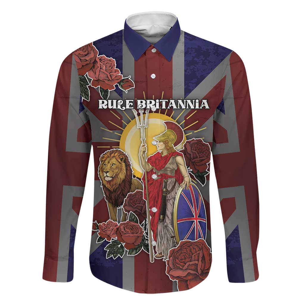 British Empire Family Matching Off Shoulder Maxi Dress and Hawaiian Shirt Rule Britannia - Wonder Print Shop