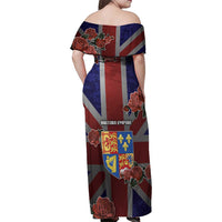 British Empire Family Matching Off Shoulder Maxi Dress and Hawaiian Shirt Rule Britannia - Wonder Print Shop
