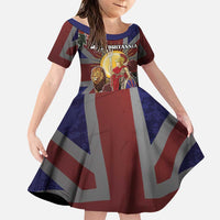 British Empire Family Matching Off Shoulder Short Dress and Hawaiian Shirt Rule Britannia - Wonder Print Shop