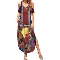 British Empire Family Matching Summer Maxi Dress and Hawaiian Shirt Rule Britannia - Wonder Print Shop