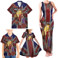 British Empire Family Matching Tank Maxi Dress and Hawaiian Shirt Rule Britannia - Wonder Print Shop
