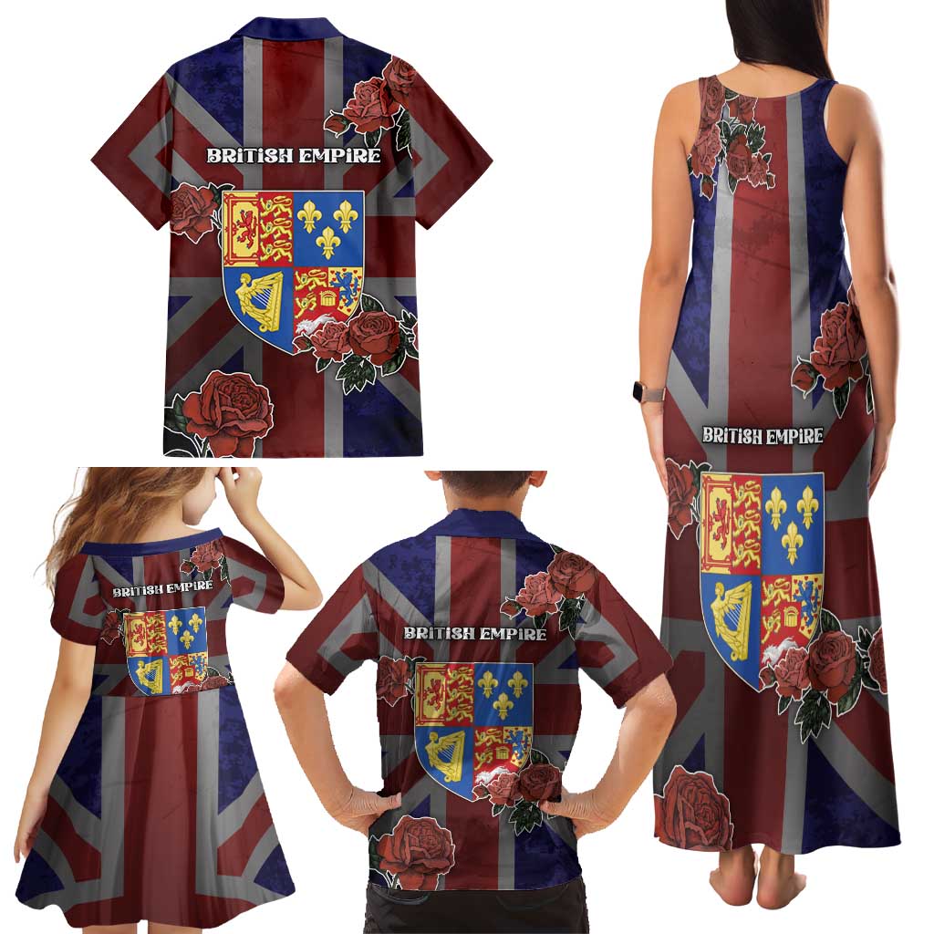 British Empire Family Matching Tank Maxi Dress and Hawaiian Shirt Rule Britannia - Wonder Print Shop