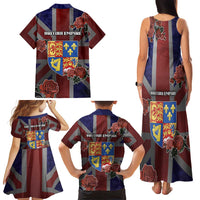 British Empire Family Matching Tank Maxi Dress and Hawaiian Shirt Rule Britannia - Wonder Print Shop