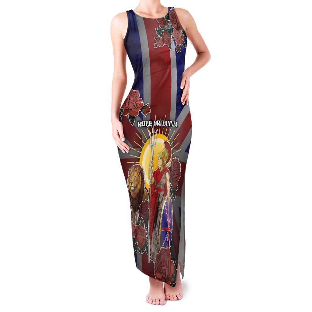 British Empire Family Matching Tank Maxi Dress and Hawaiian Shirt Rule Britannia - Wonder Print Shop