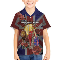 British Empire Family Matching Tank Maxi Dress and Hawaiian Shirt Rule Britannia - Wonder Print Shop