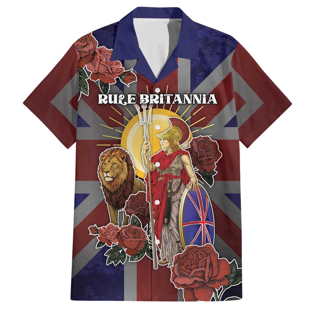 British Empire Hawaiian Shirt Rule Britannia - Wonder Print Shop