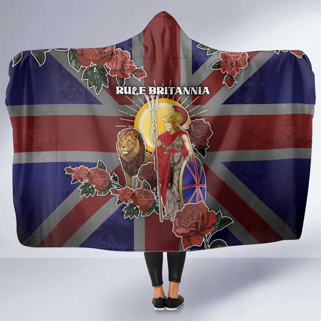 British Empire Hooded Blanket Rule Britannia - Wonder Print Shop