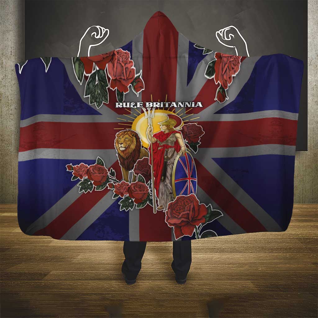 British Empire Hooded Blanket Rule Britannia - Wonder Print Shop