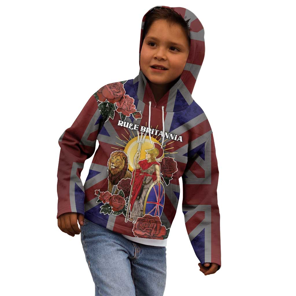 British Empire Kid Hoodie Rule Britannia - Wonder Print Shop