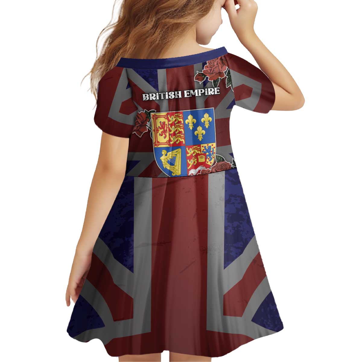 British Empire Kid Short Sleeve Dress Rule Britannia - Wonder Print Shop