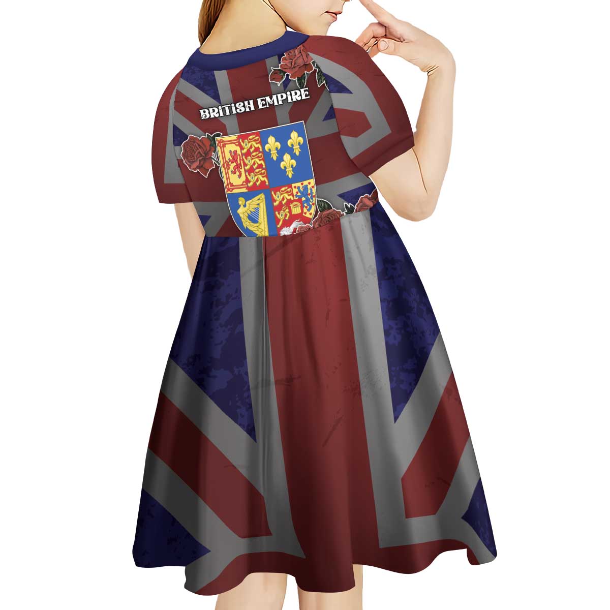 British Empire Kid Short Sleeve Dress Rule Britannia - Wonder Print Shop