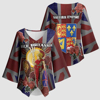 British Empire Kimono Sleeve Blouse Rule Britannia - Wonder Print Shop