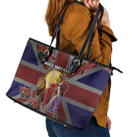 British Empire Leather Tote Bag Rule Britannia - Wonder Print Shop