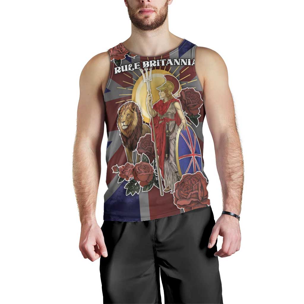 British Empire Men Tank Top Rule Britannia - Wonder Print Shop