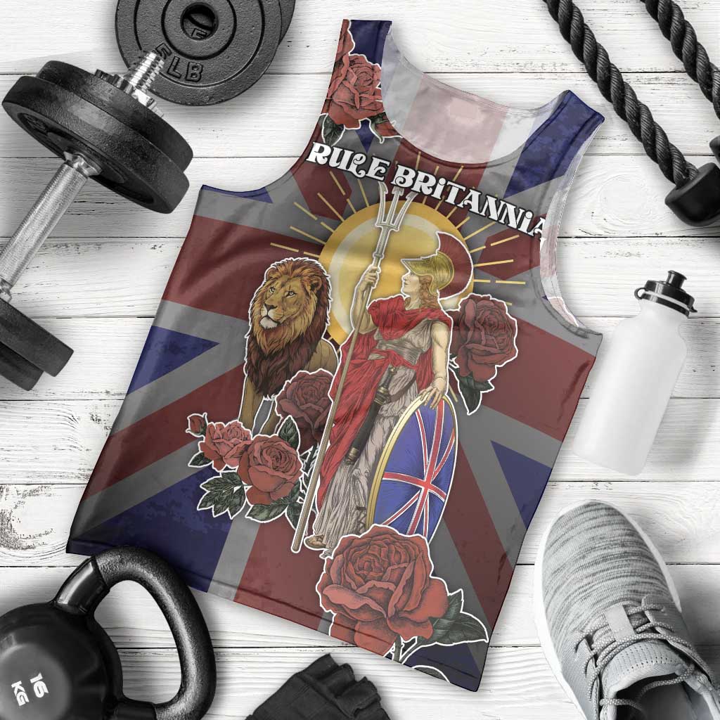 British Empire Men Tank Top Rule Britannia - Wonder Print Shop