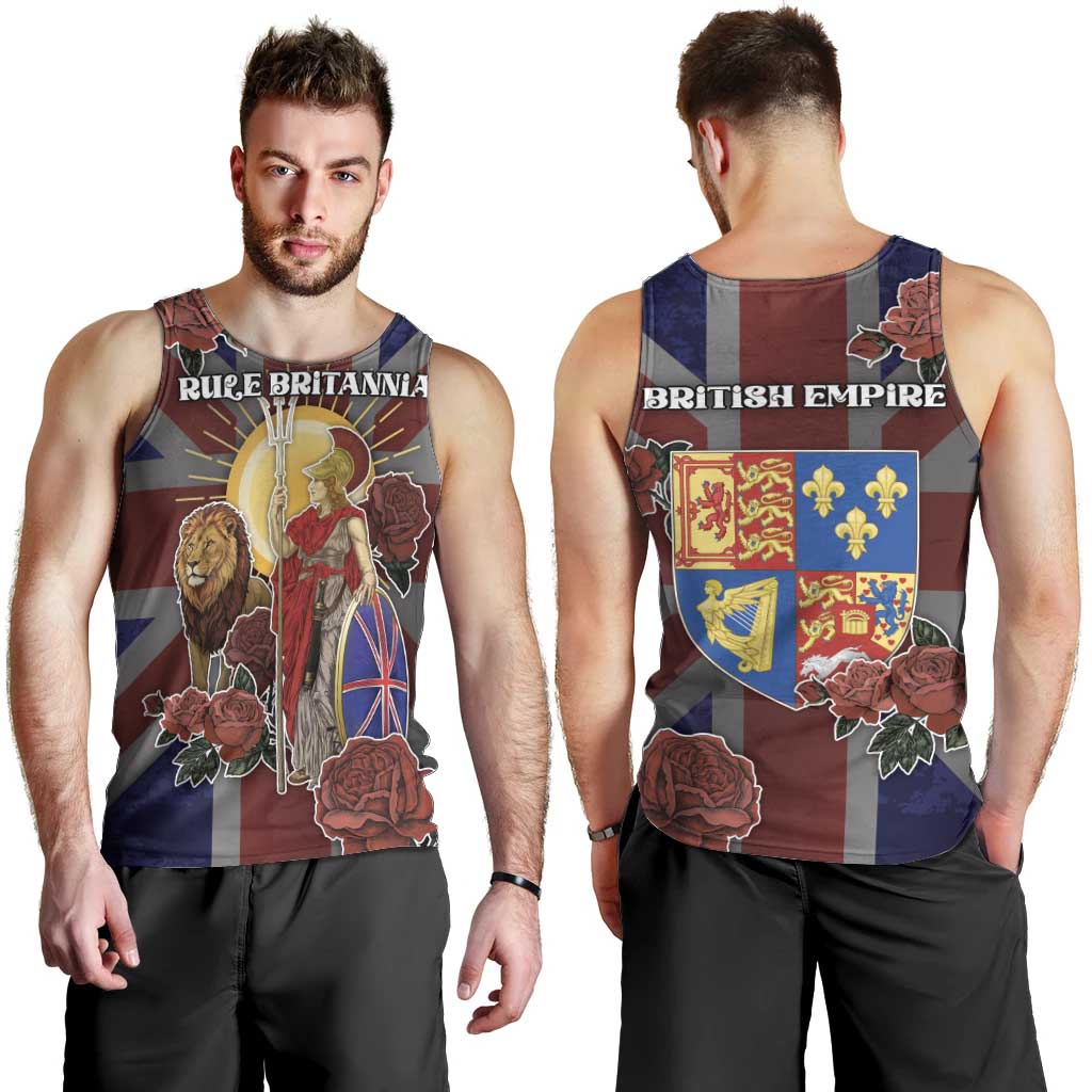 British Empire Men Tank Top Rule Britannia - Wonder Print Shop