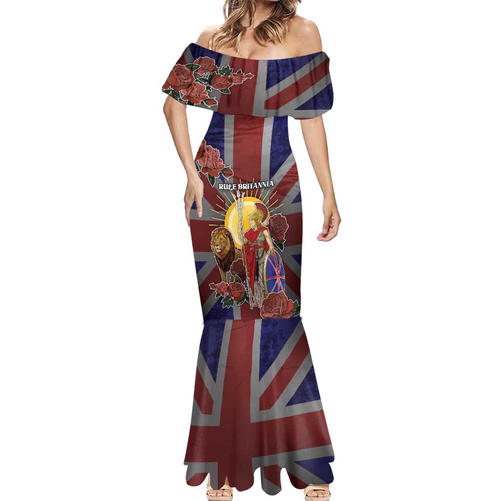 British Empire Mermaid Dress Rule Britannia - Wonder Print Shop