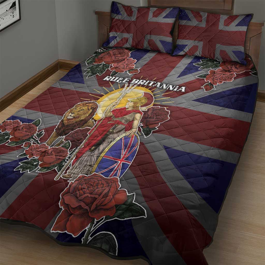 British Empire Quilt Bed Set Rule Britannia - Wonder Print Shop